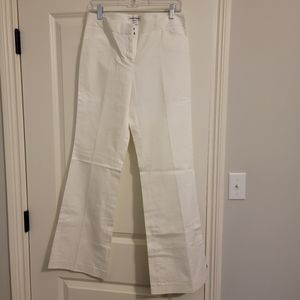 Espress, size 4, editor twill dress pant in white.  Maybe worn once.